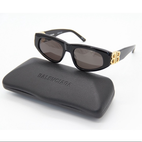 NEW BALENCIAGA BB0095S 001 UNISEX SUNGLASSES BALENCIAGA NEW COLLECTION - Picture 2 of 12